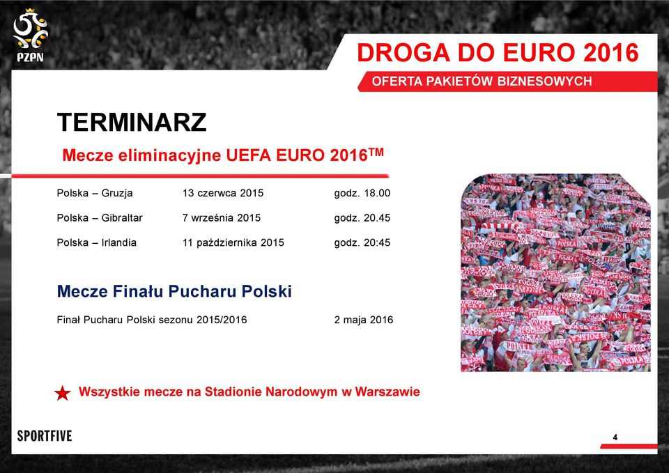 20:45 Mecze Finału Pucharu Polski Finał Pucharu Polski sezonu 2015/2016 2 maja