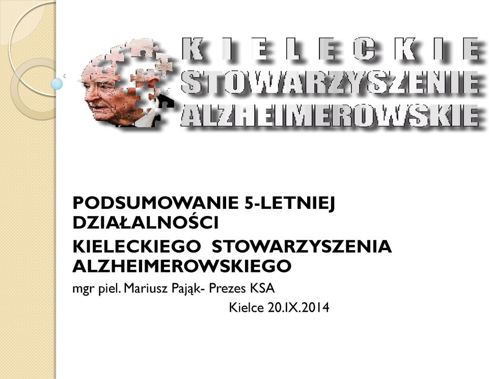 STOWARZYSZENIA ALZHEIMEROWSKIEGO