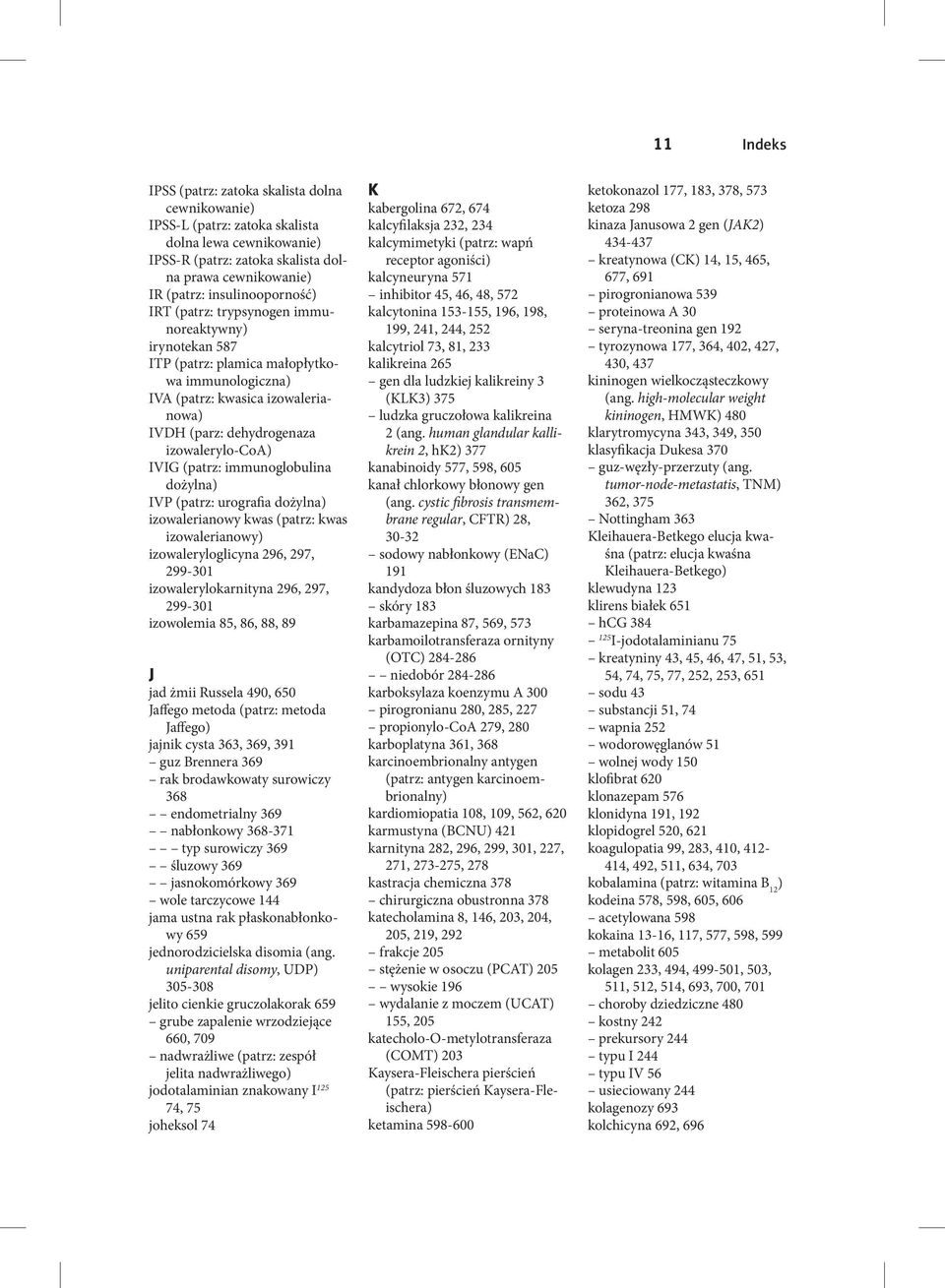 izowalerylo-coa) IVIG (patrz: immunoglobulina dożylna) IVP (patrz: urografia dożylna) izowalerianowy kwas (patrz: kwas izowalerianowy) izowaleryloglicyna 296, 297, 299-301 izowalerylokarnityna 296,