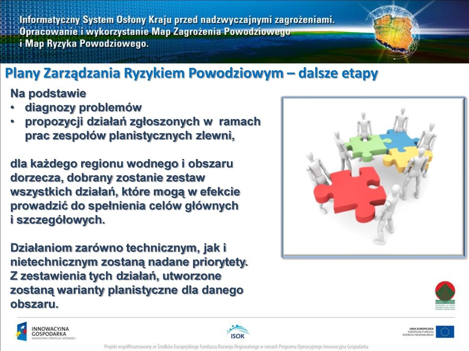 które mogą w efekcie prowadzić do spełnienia celów głównych i szczegółowych.