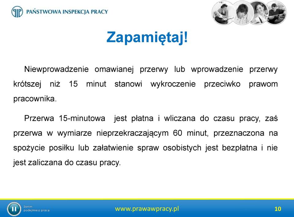 wykroczenie przeciwko prawom pracownika.