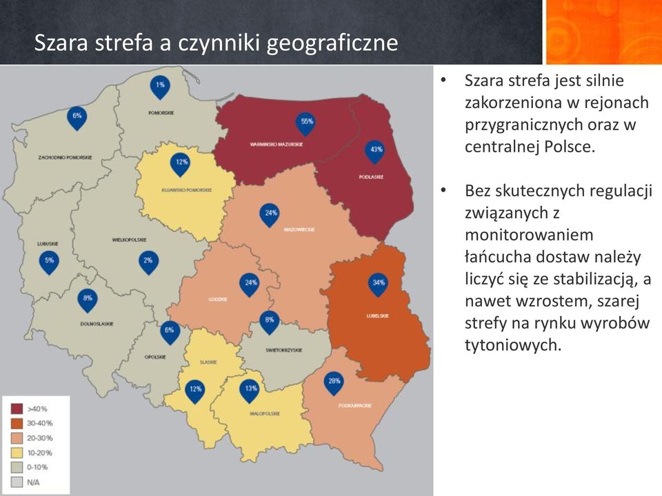 Bez skutecznych regulacji związanych z monitorowaniem łańcucha dostaw