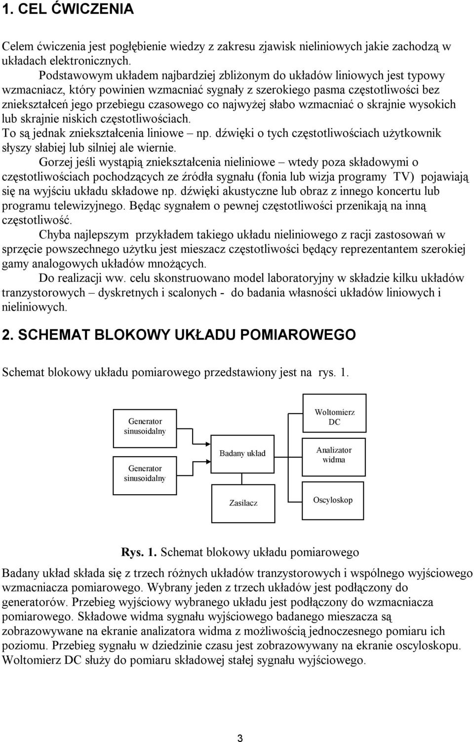 najwyżej słabo wzmacniać o skrajnie wysokich lub skrajnie niskich częstotliwościach. To są jednak zniekształcenia liniowe np.