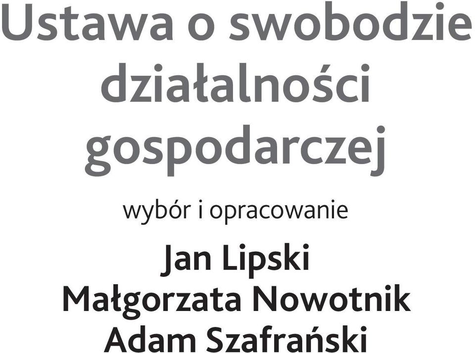 wybór i opracowanie Jan