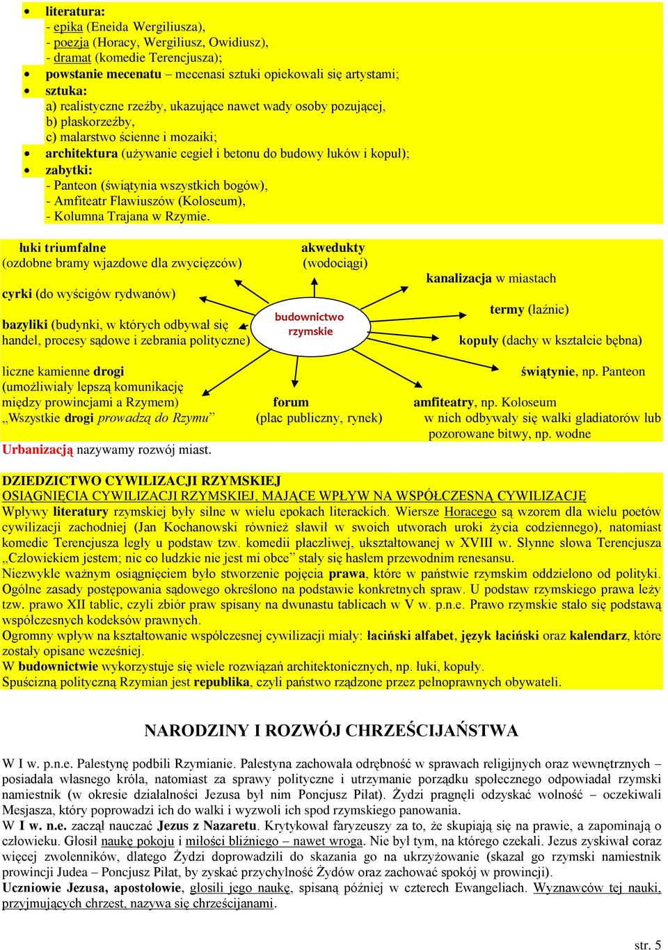 wszystkich bogów), - Amfiteatr Flawiuszów (Koloseum), - Kolumna Trajana w Rzymie.