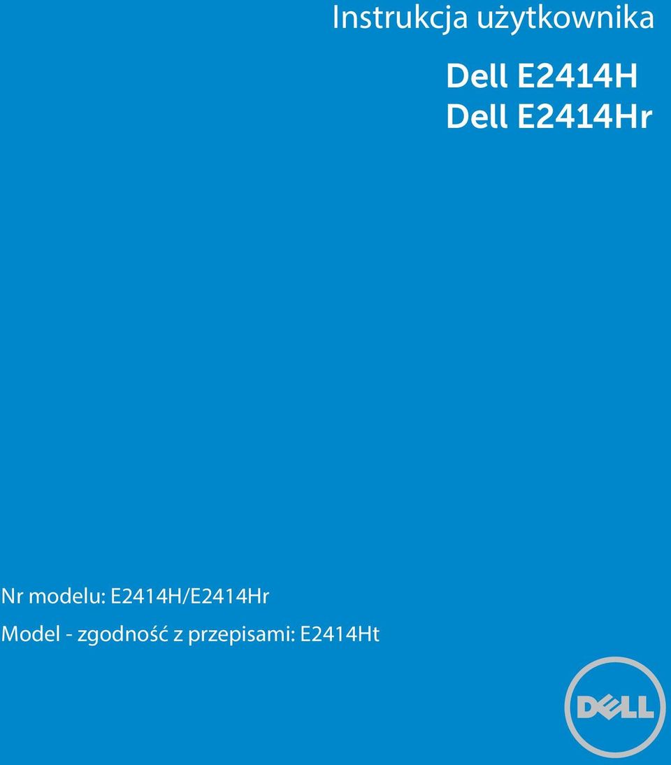 modelu: E2414H/E2414Hr