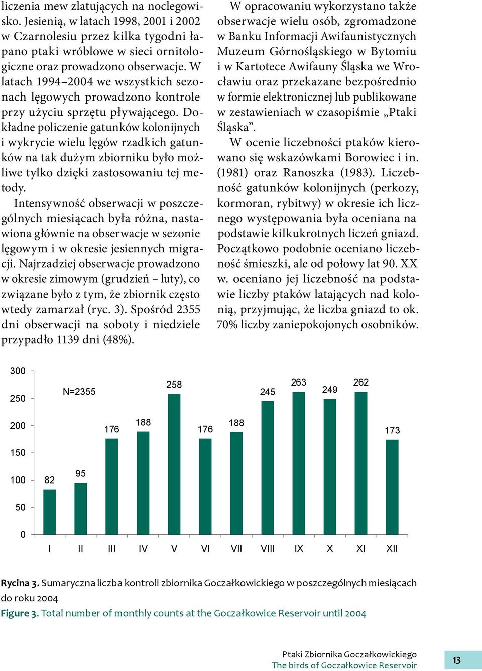 Dokładne policzenie gatunków kolonijnych i wykrycie wielu lęgów rzadkich gatunków na tak dużym zbiorniku było możliwe tylko dzięki zastosowaniu tej metody.