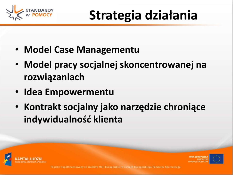 rozwiązaniach Idea Empowermentu Kontrakt