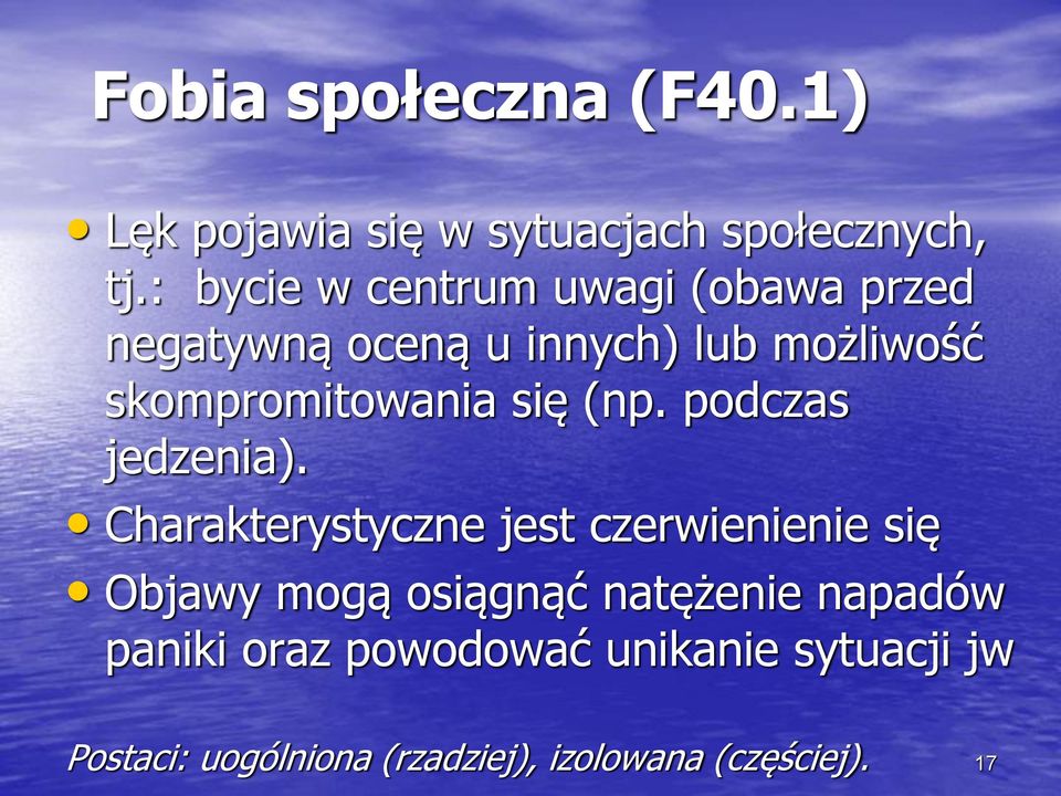 skompromitowania się (np. podczas jedzenia).