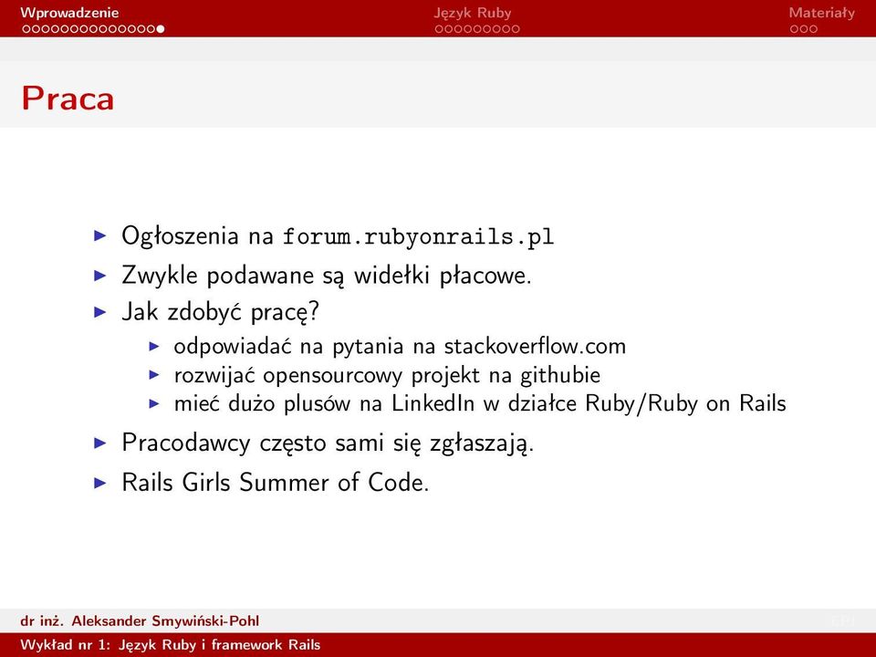 com rozwijać opensourcowy projekt na githubie mieć dużo plusów na LinkedIn