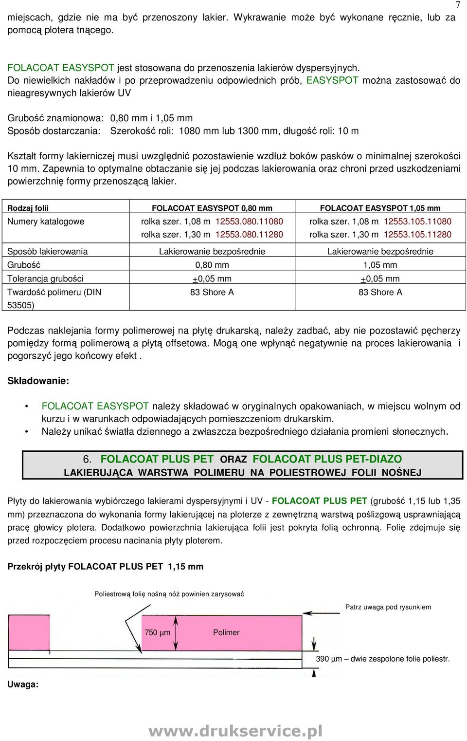 mm lub 1300 mm, długość roli: 10 m Kształt formy lakierniczej musi uwzględnić pozostawienie wzdłuŝ boków pasków o minimalnej szerokości 10 mm.