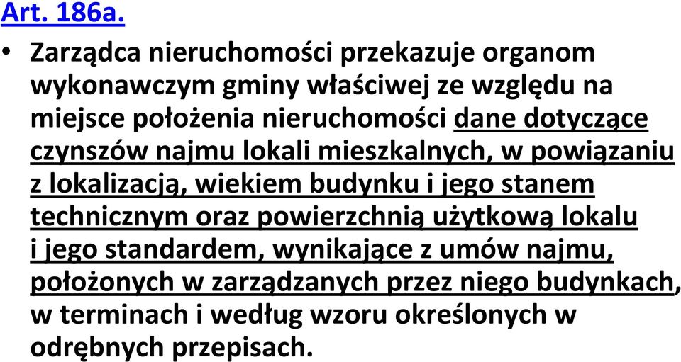 nieruchomości dane dotyczące czynszów najmu lokali mieszkalnych, w powiązaniu z lokalizacją, wiekiem budynku