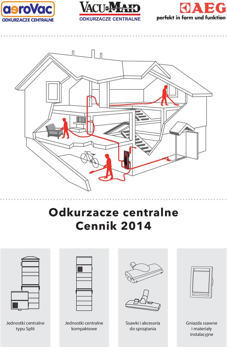 centralne kompaktowe Ssawki i akcesoria