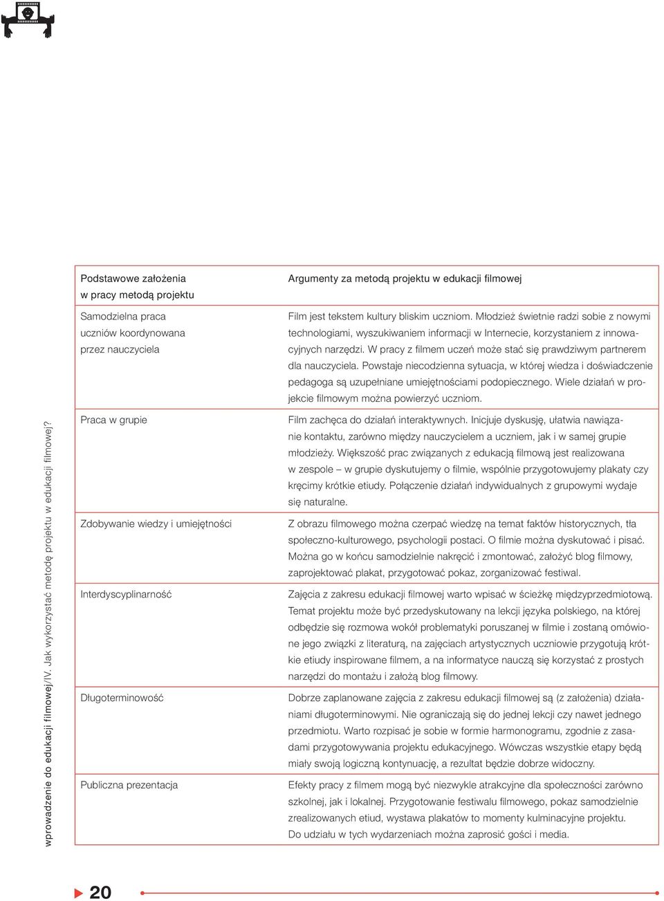 prezentacja Argumenty za metodą projektu w edukacji filmowej Film jest tekstem kultury bliskim uczniom.