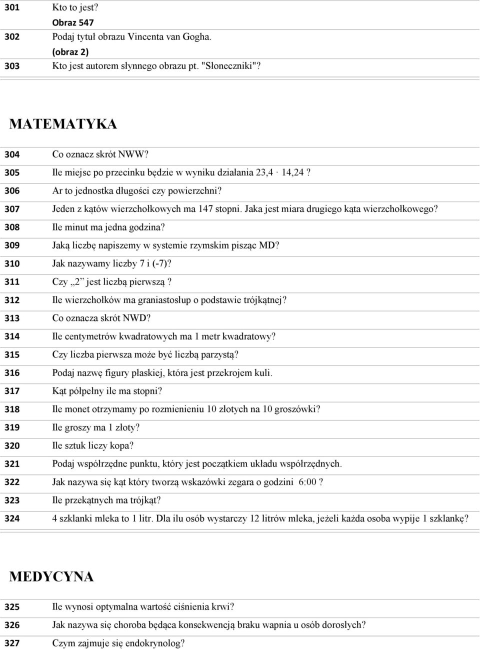 Ar to jednostka długości czy powierzchni? Jeden z kątów wierzchołkowych ma 147 stopni. Jaka jest miara drugiego kąta wierzchołkowego? Ile minut ma jedna godzina?