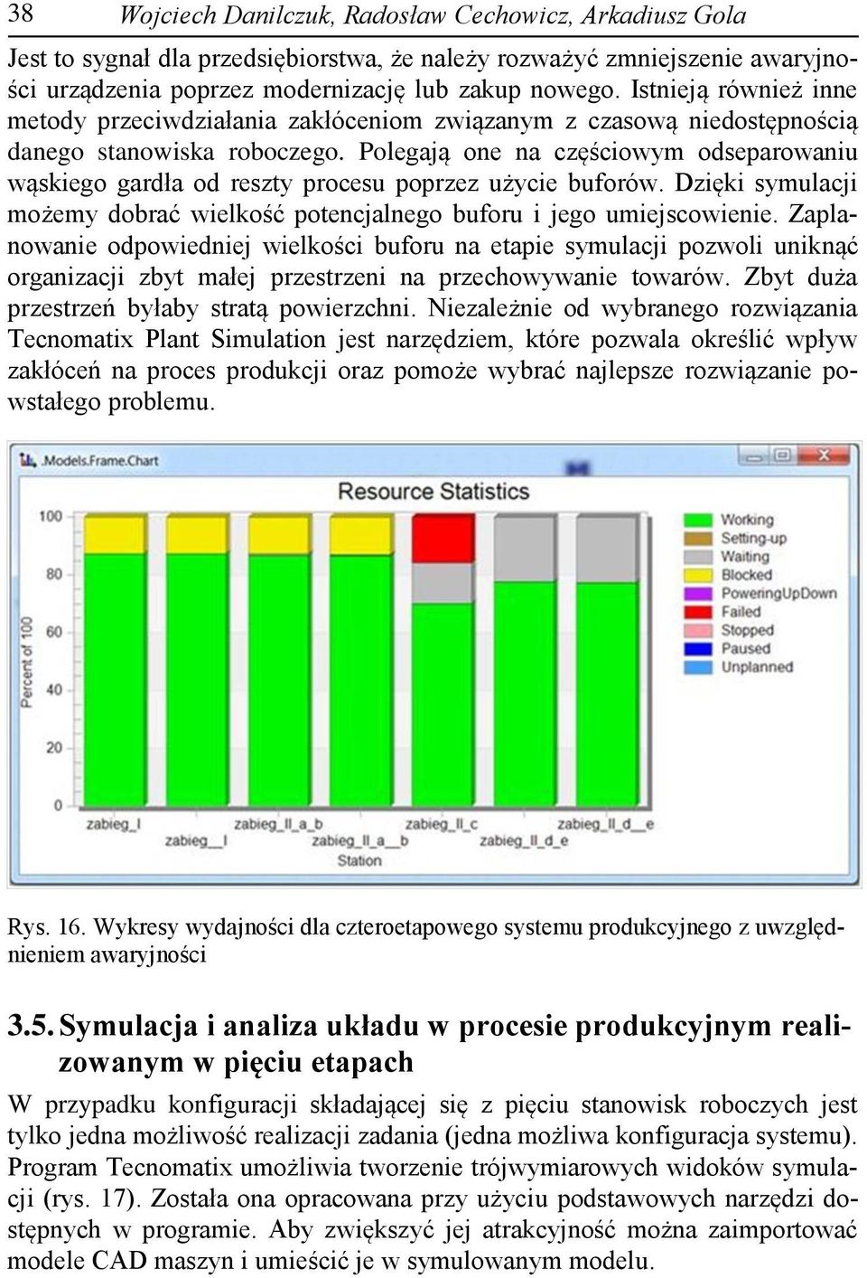 Polegają one na częściowym odseparowaniu wąskiego gardła od reszty procesu poprzez użycie buforów. Dzięki symulacji możemy dobrać wielkość potencjalnego buforu i jego umiejscowienie.