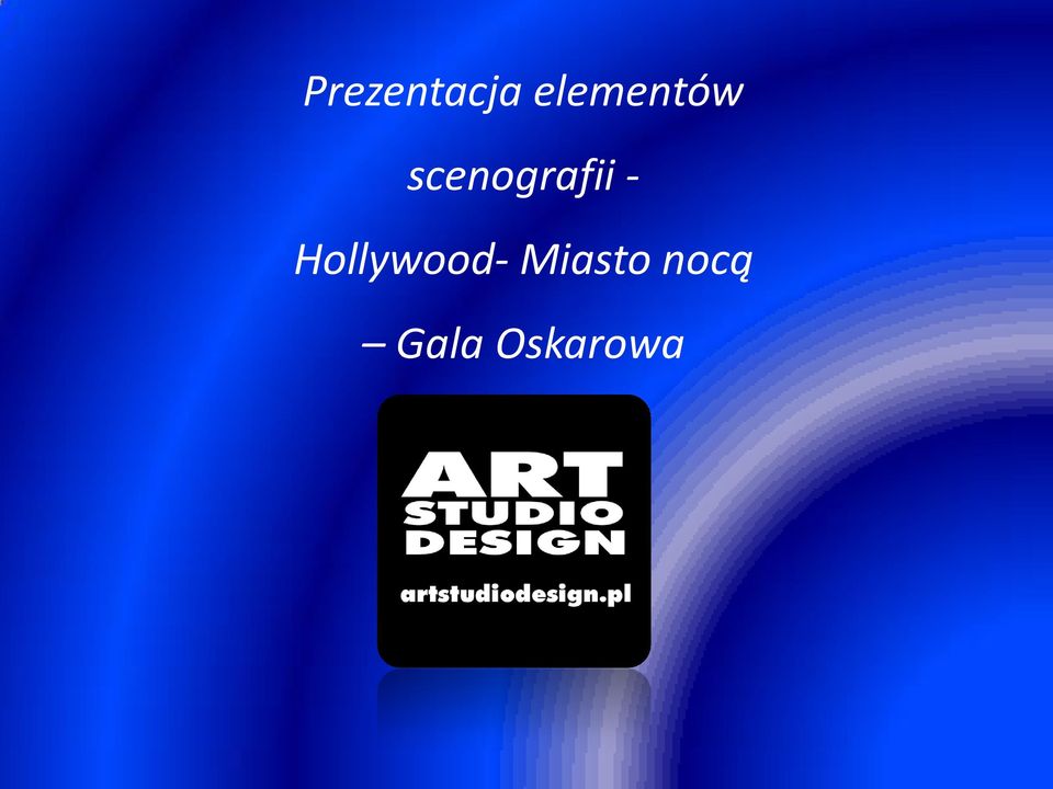 scenografii -