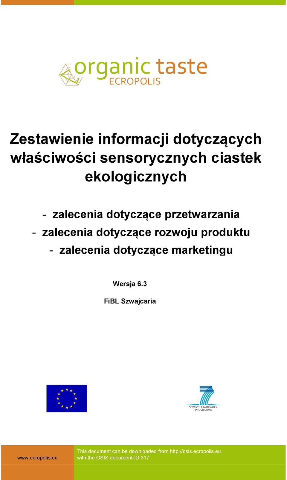 rozwoju produktu - zalecenia dotyczące marketingu Wersja 6.