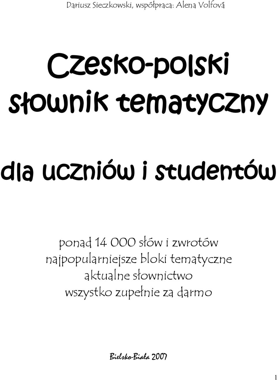 ponad 14 000 słów i zwrotów najpopularniejsze bloki