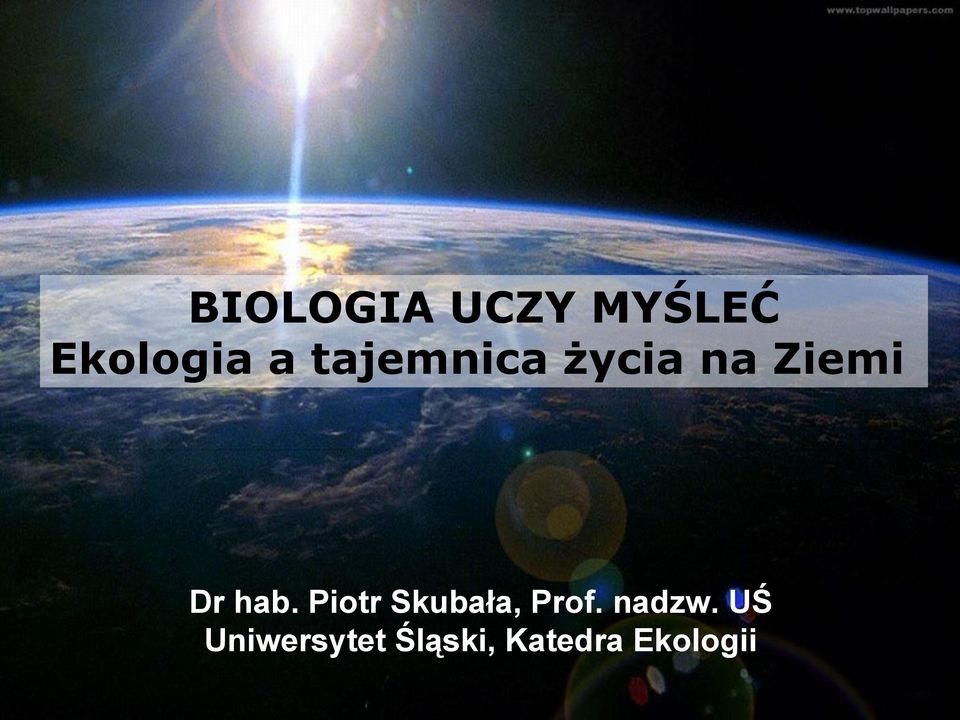 Piotr Skubała, Prof. nadzw.