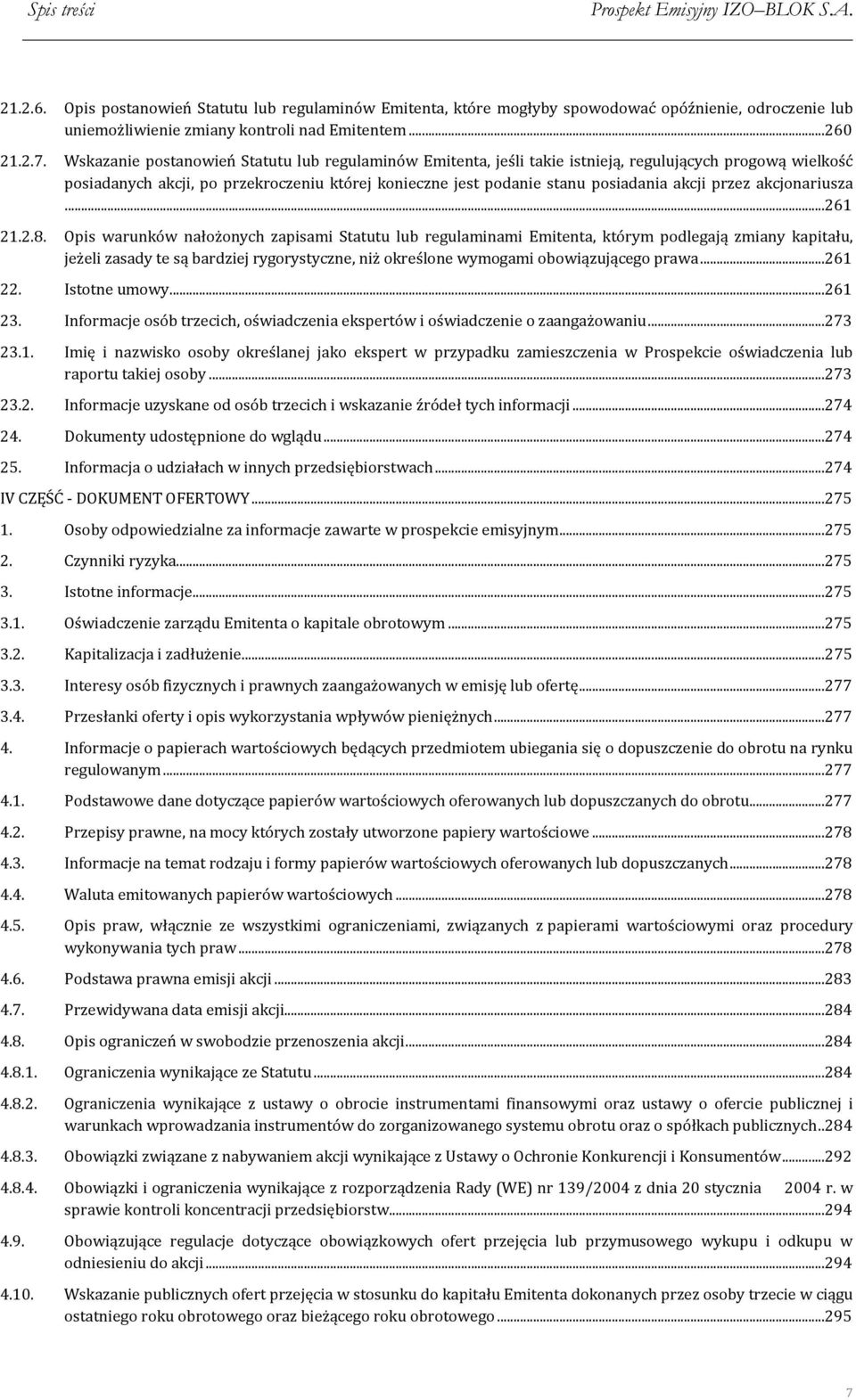 przez akcjonariusza...261 21.2.8.