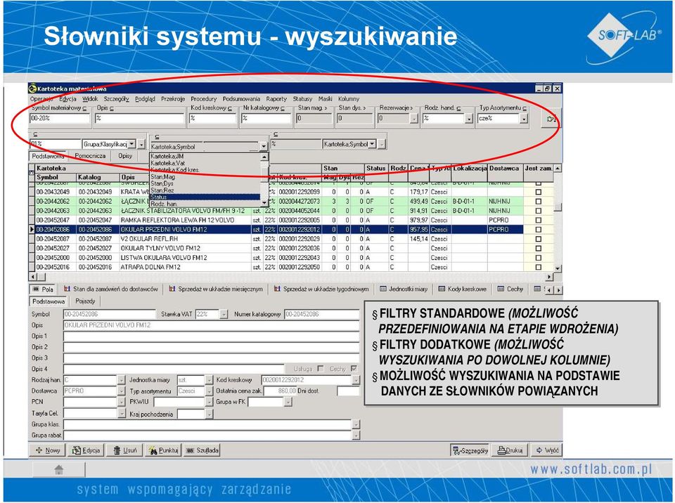 DODATKOWE (MOŻLIWOŚĆ WYSZUKIWANIA PO DOWOLNEJ KOLUMNIE)