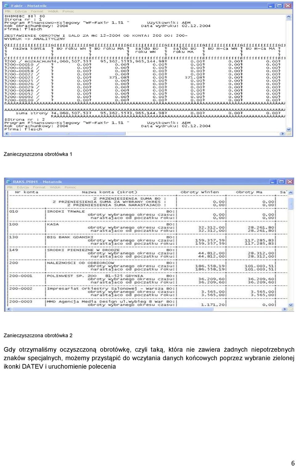 żadnych niepotrzebnych znaków specjalnych, możemy przystąpić do