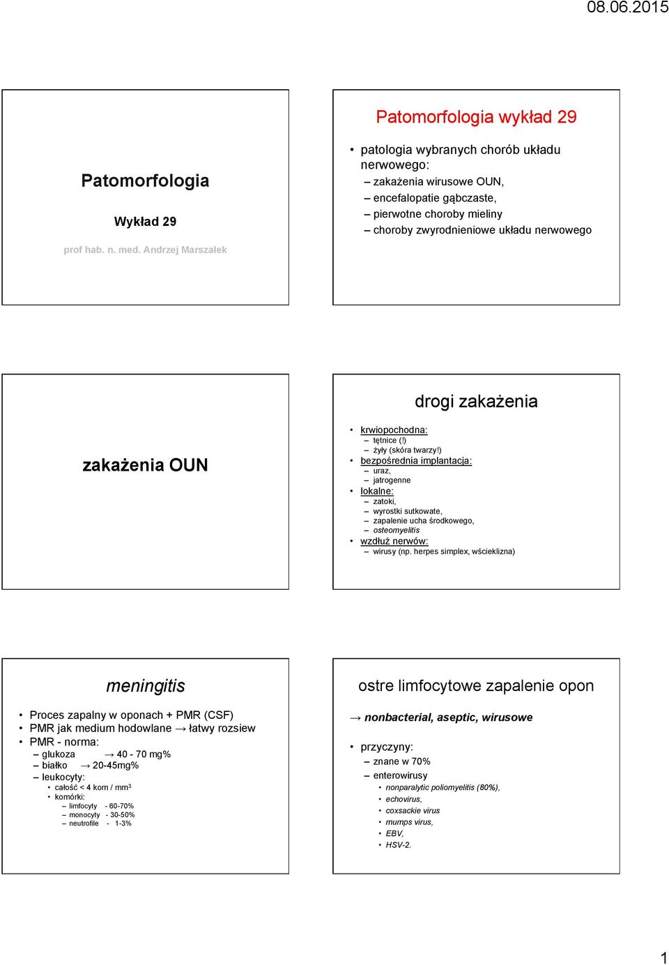 ) bezpośrednia implantacja: uraz, jatrogenne lokalne: zatoki, wyrostki sutkowate, zapalenie ucha środkowego, osteomyelitis wzdłuż nerwów: wirusy (np.