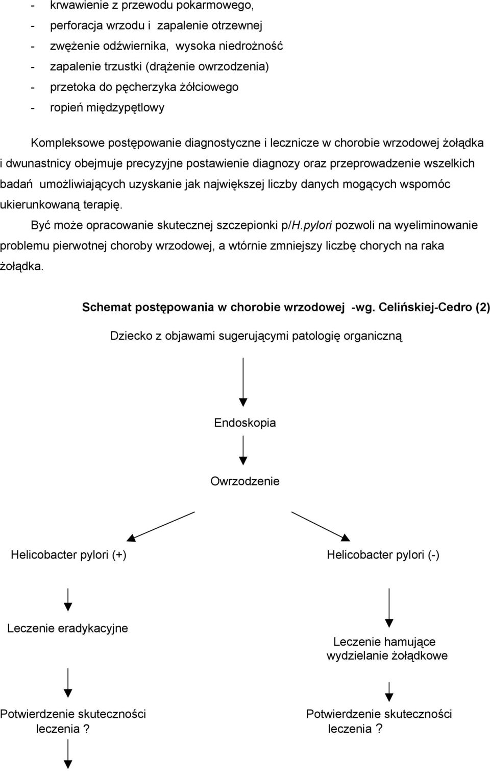 badań umożliwiających uzyskanie jak największej liczby danych mogących wspomóc ukierunkowaną terapię. Być może opracowanie skutecznej szczepionki p/h.