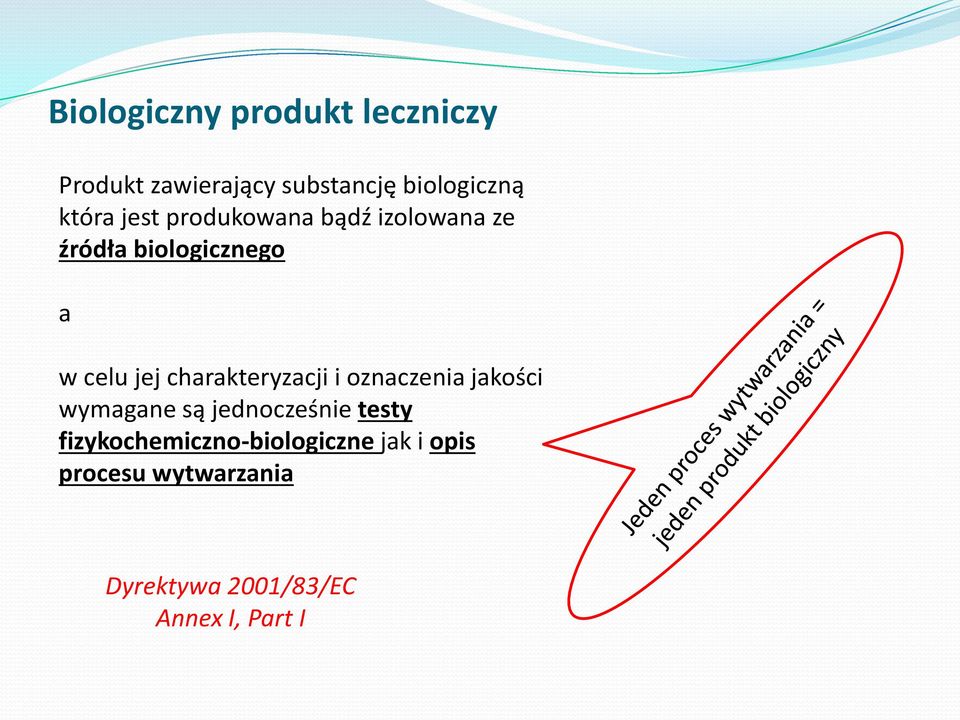 charakteryzacji i oznaczenia jakości wymagane są jednocześnie testy