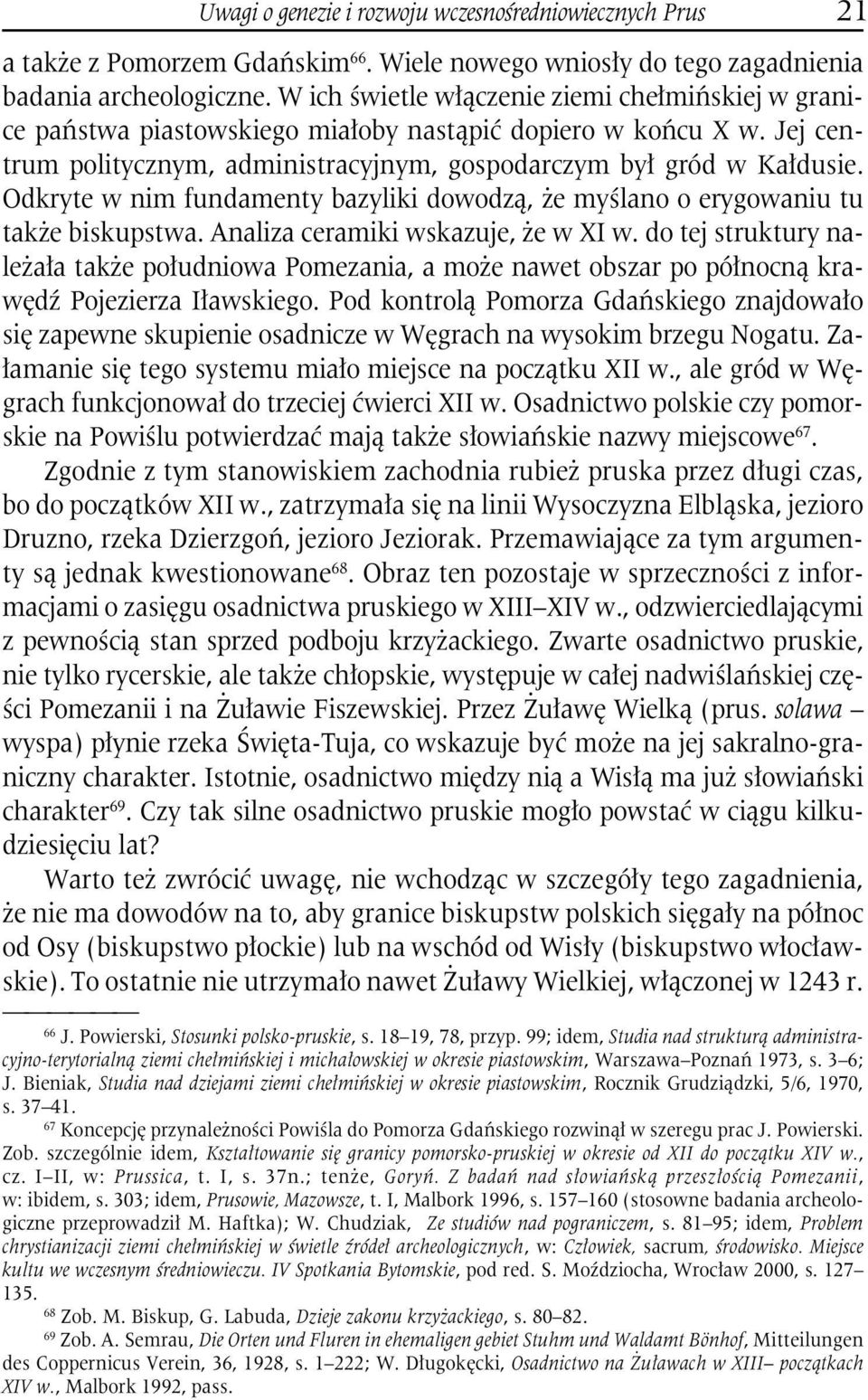 Odkryte w nim fundamenty bazyliki dowodzą, że myślano o erygowaniu tu także biskupstwa. Analiza ceramiki wskazuje, że w XI w.