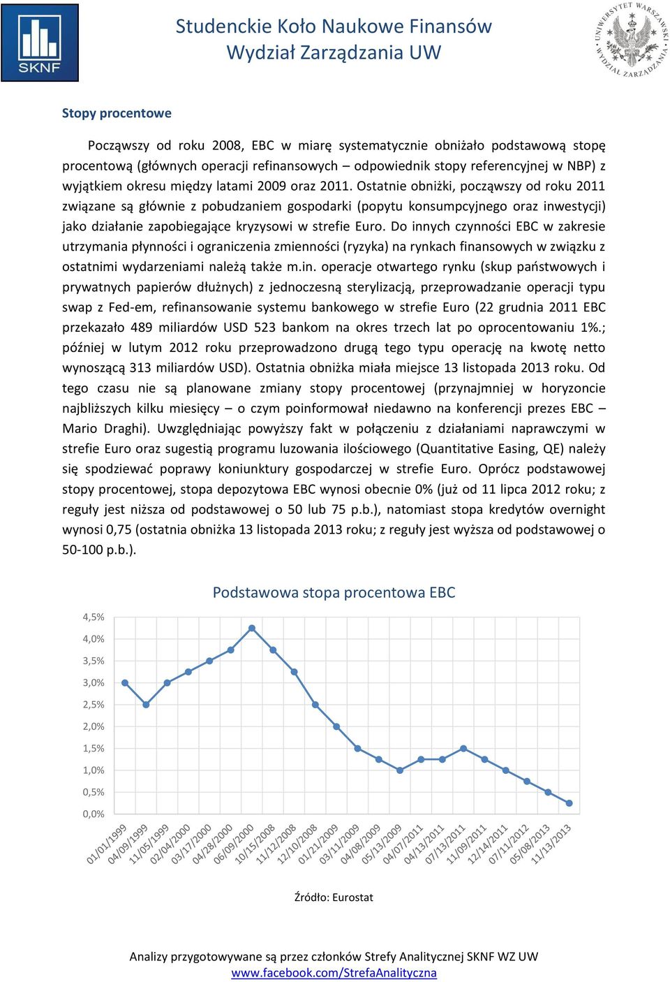 Ostatnie obniżki, począwszy od roku 2011 związane są głównie z pobudzaniem gospodarki (popytu konsumpcyjnego oraz inwestycji) jako działanie zapobiegające kryzysowi w strefie Euro.