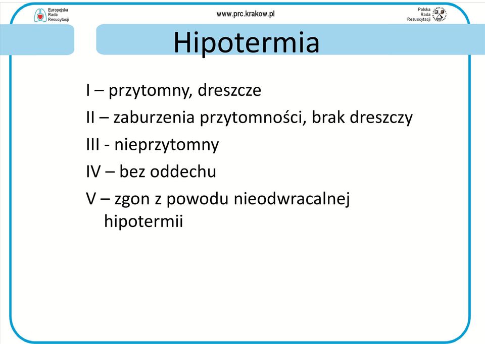 dreszczy III - nieprzytomny IV bez