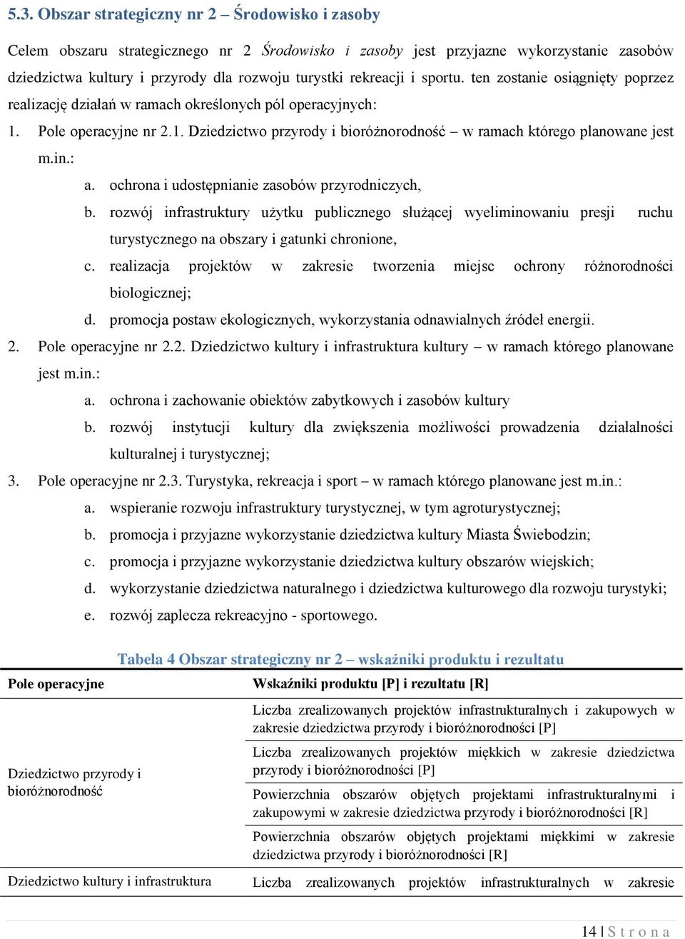 in.: a. ochrona i udostępnianie zasobów przyrodniczych, b. rozwój infrastruktury użytku publicznego służącej wyeliminowaniu presji ruchu turystycznego na obszary i gatunki chronione, c.