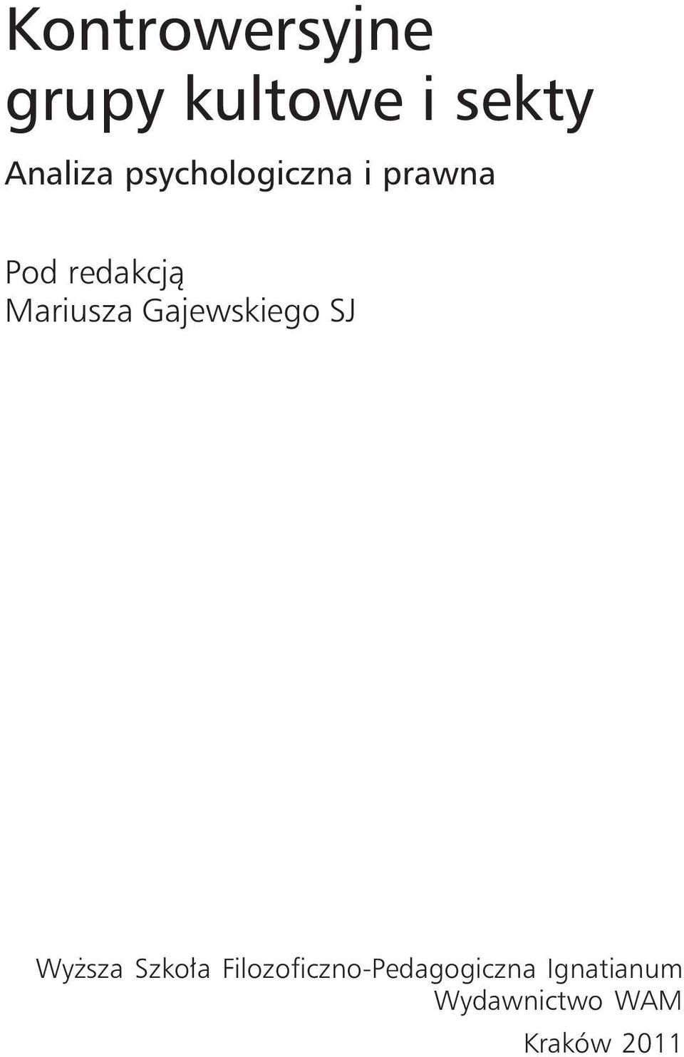 Gajewskiego SJ Wyższa Szkoła