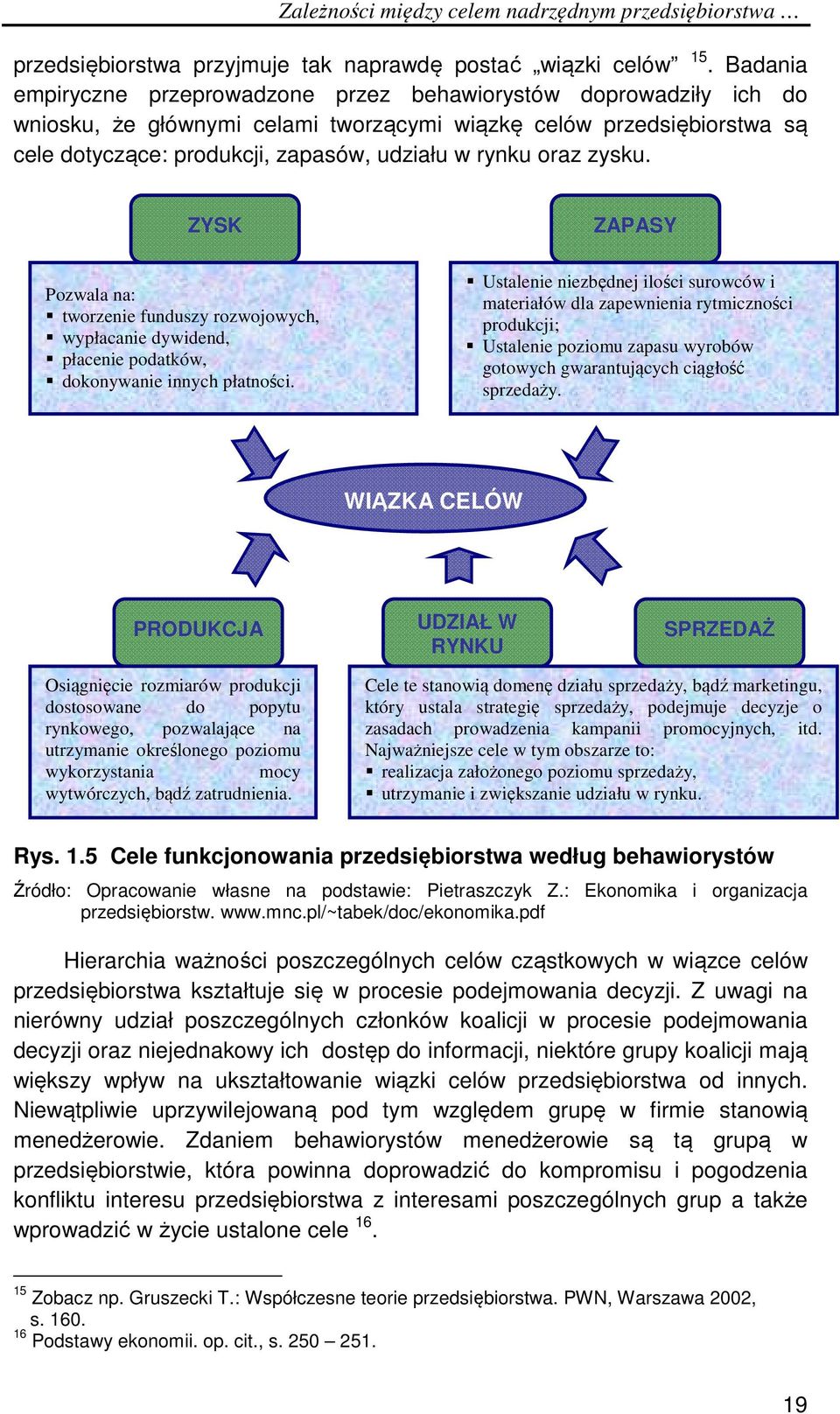 oraz zysku. ZYSK Pozwala na: tworzenie funduszy rozwojowych, wypłacanie dywidend, płacenie podatków, dokonywanie innych płatności.