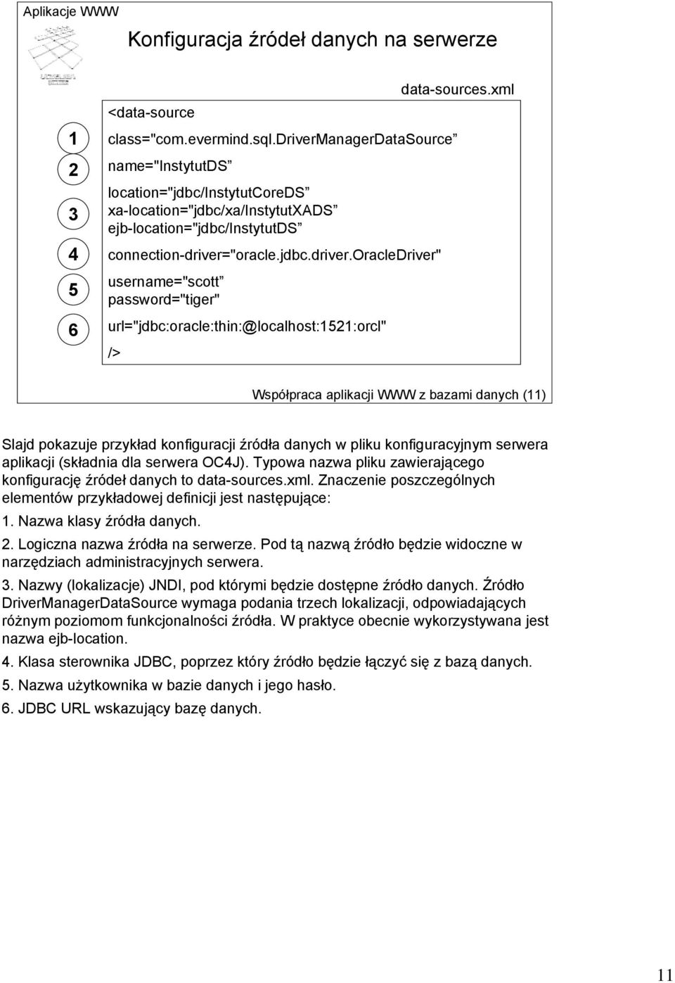 anagerdatasource name="instytutds location="jdbc/instytutcoreds xa-location="jdbc/xa/instytutxads ejb-location="jdbc/instytutds connection-driver=