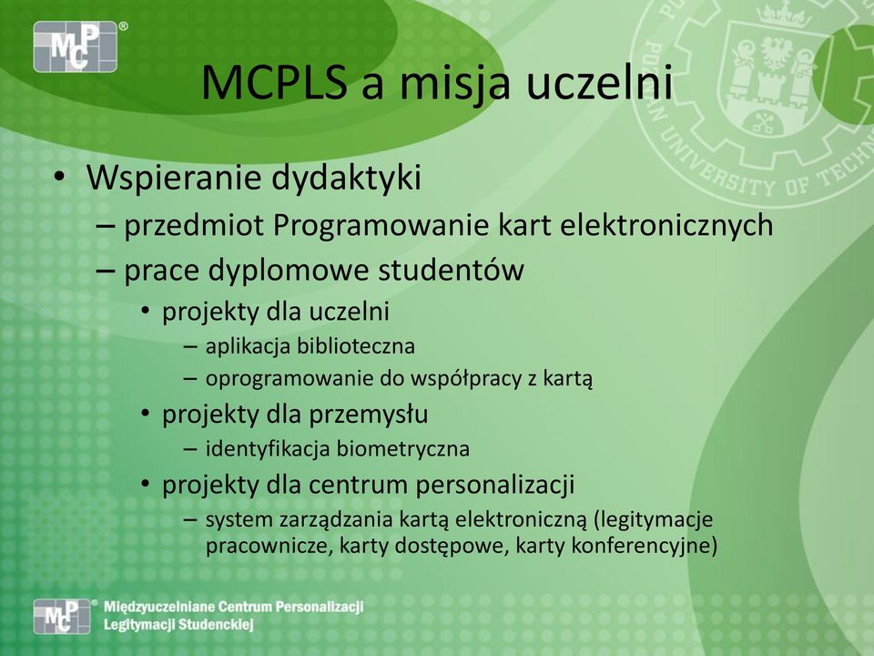 kartą projekty dla przemysłu identyfikacja biometryczna projekty dla centrum personalizacji