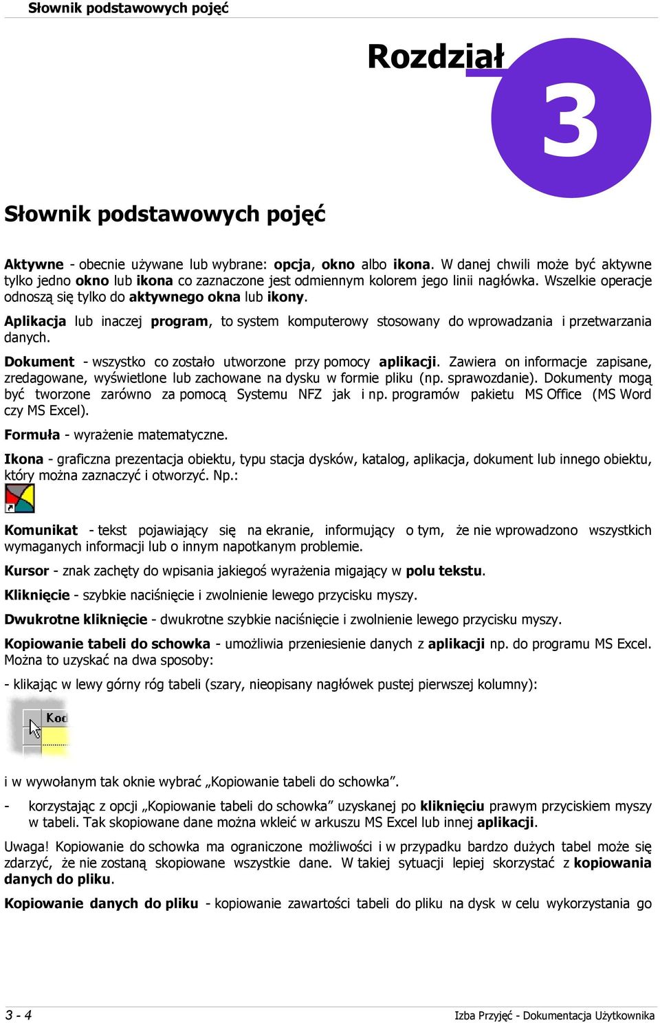 Aplikacja lub inaczej program, to system komputerowy stosowany do wprowadzania i przetwarzania danych. Dokument - wszystko co zostało utworzone przy pomocy aplikacji.