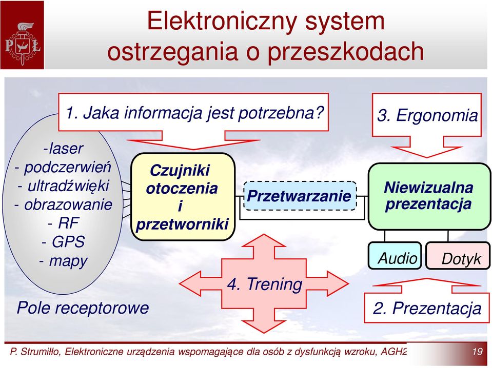 Czujniki otoczenia i przetworniki Przetwarzanie 4.