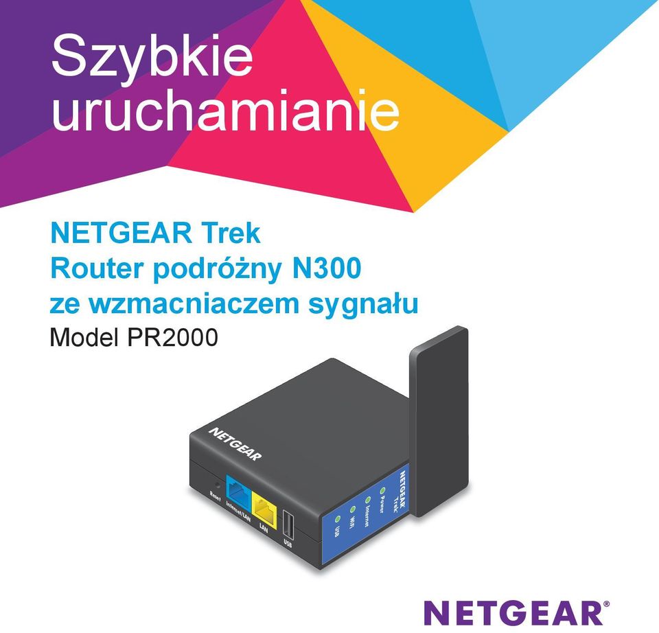 sygnału Model PR2000 NETGEAR Reset