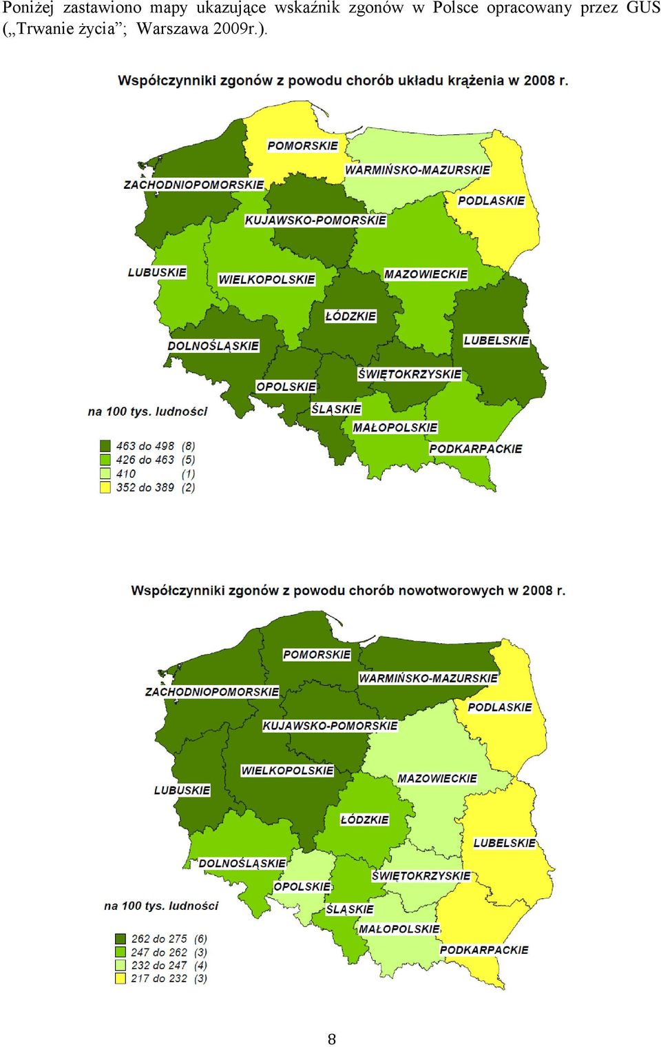 Polsce opracowany przez GUS (