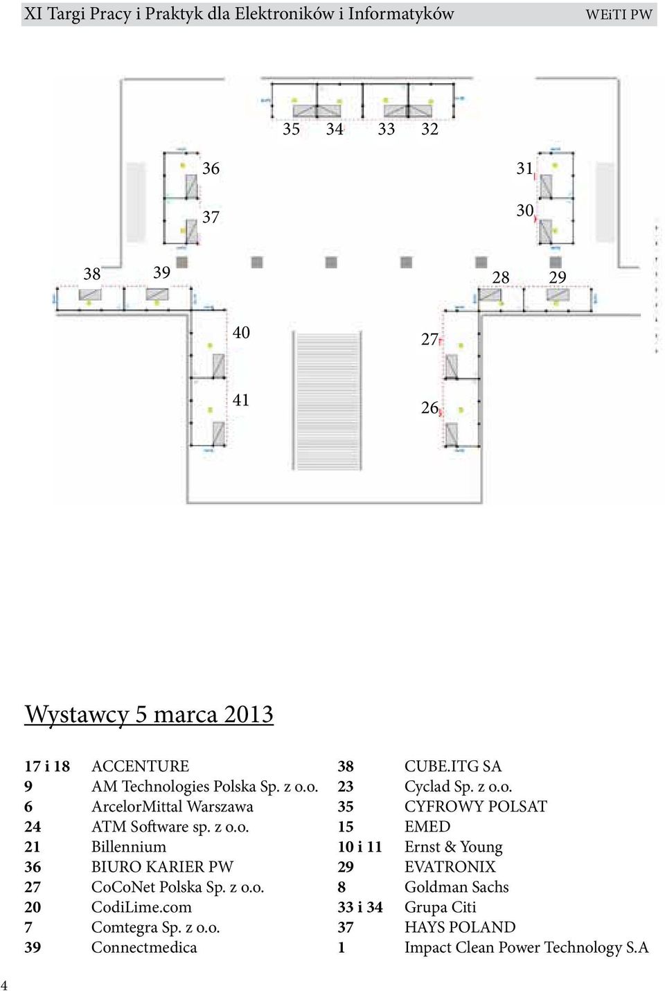 com 7 Comtegra Sp. z o.o. 39 Connectmedica 38 CUBE.ITG SA 23 Cyclad Sp. z o.o. 35 CYFROWY POLSAT 15 EMED 10 i 11 Ernst