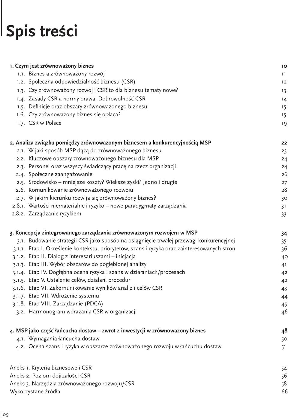 Analiza związku pomiędzy zrównoważonym biznesem a konkurencyjnością MSP 22 2.1. W jaki sposób MSP dążą do zrównoważonego biznesu 23 2.2. Kluczowe obszary zrównoważonego biznesu dla MSP 24 2.3. Personel oraz wszyscy świadczący pracę na rzecz organizacji 24 2.