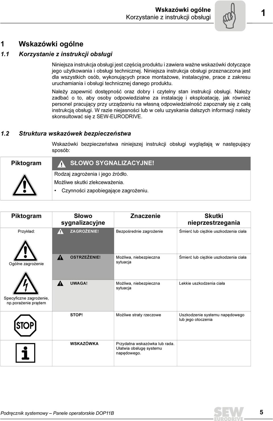 Niniejsza instrukcja obsługi przeznaczona jest dla wszystkich osób, wykonujących prace montażowe, instalacyjne, prace z zakresu uruchamiania i obsługi technicznej danego produktu.