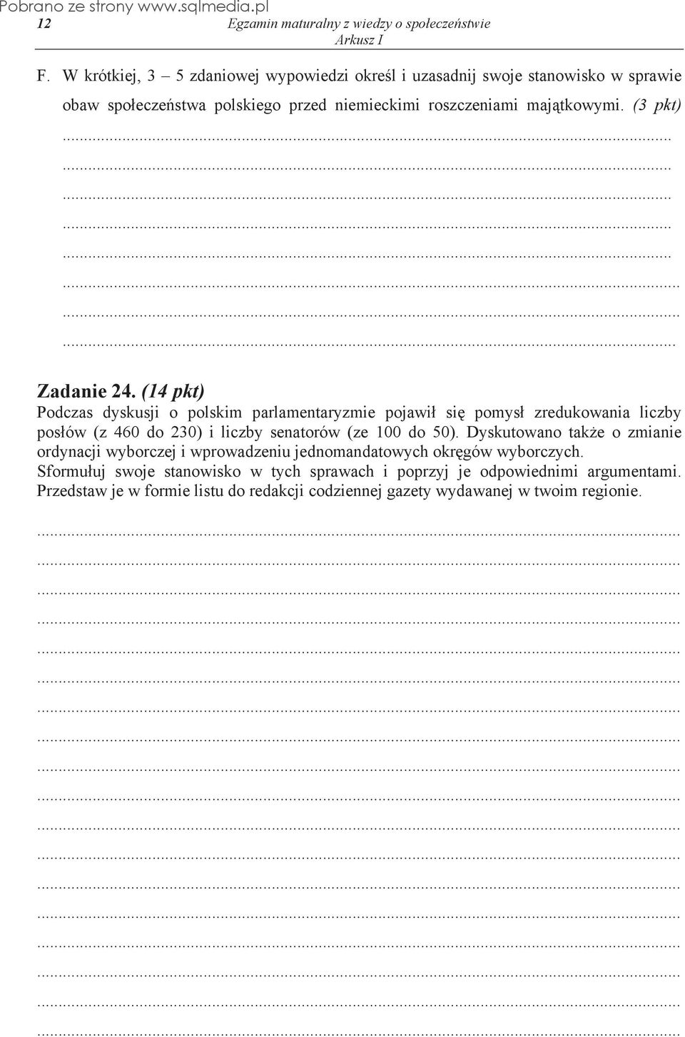 (3 pkt). Zadanie 24.