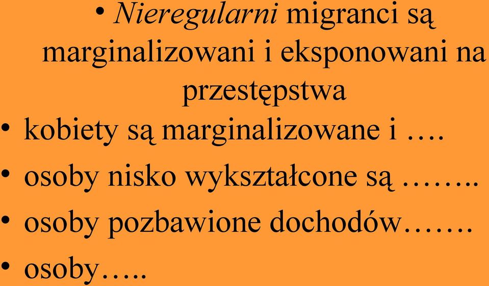 marginalizowane i.