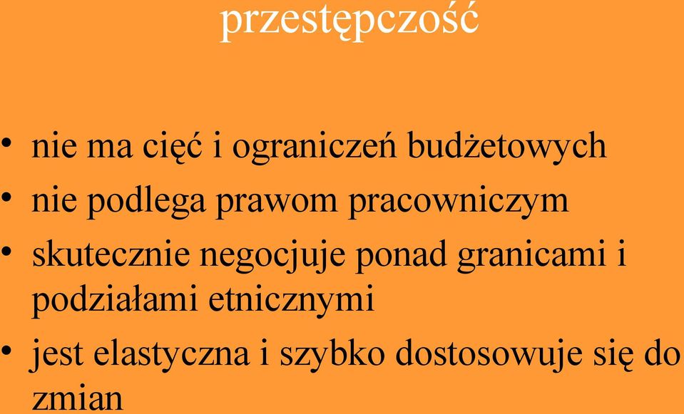 skutecznie negocjuje ponad granicami i