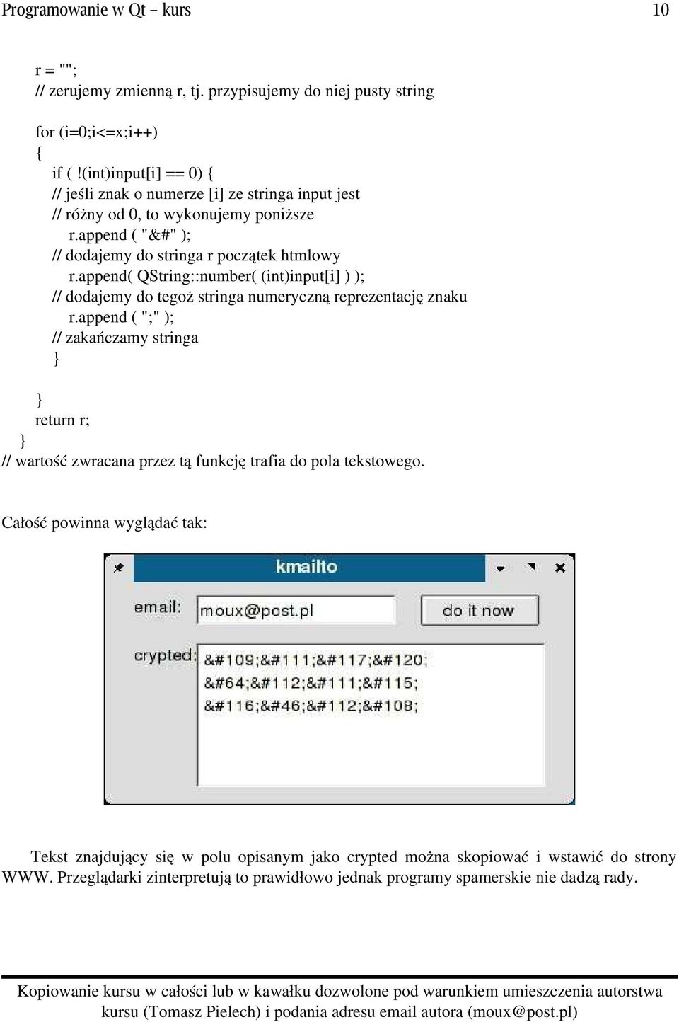 append( QString::number( (int)input[i] ) ); // dodajemy do tegoż stringa numeryczną reprezentację znaku r.