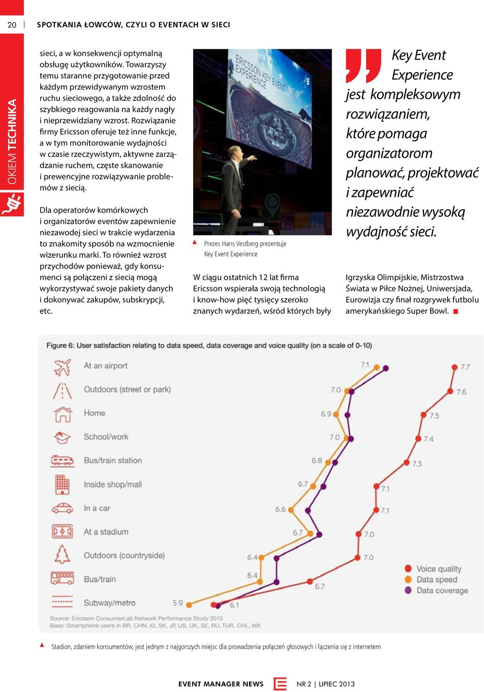 Rozwiązanie firmy Ericsson oferuje też inne funkcje, a w tym monitorowanie wydajności w czasie rzeczywistym, aktywne zarządzanie ruchem, częste skanowanie i prewencyjne rozwiązywanie problemów z